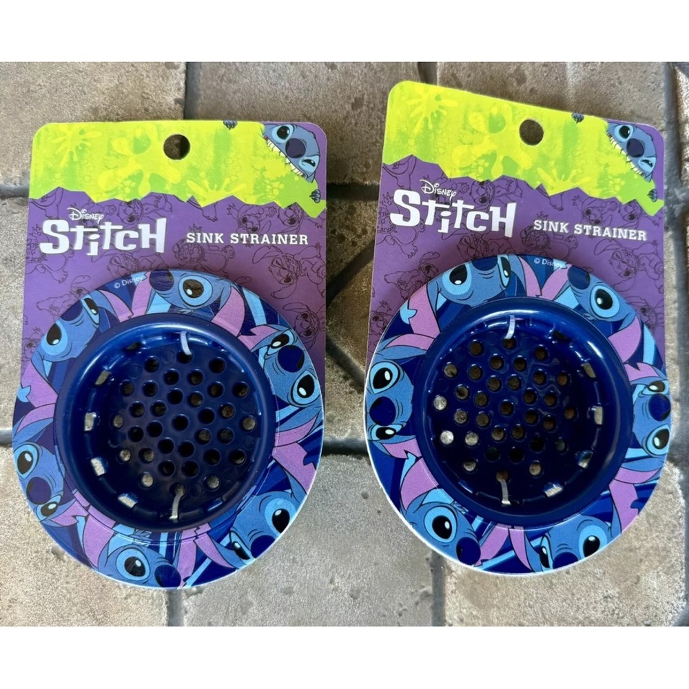 Disney Stitch Kitchen Sink Strainer Set of Two